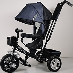 Велосипед 3-колесный А5 TRIKE LOW серый