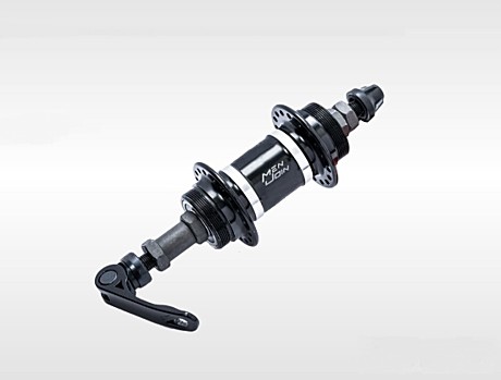 Втулка задняя Men Join ал черн 36 отв эксц с пром подш под диск 6 отв 3/8X14GX36HX135X145