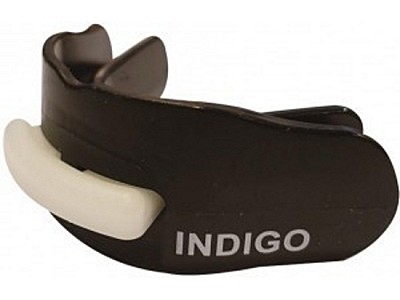 Капа 2 челюстная INDIGO термо в контейнере Черный