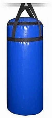 Мешок боксерский SM 25 кг на стропе (армированный PVC) Синий 25 кг