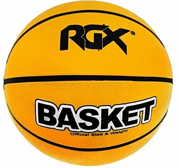 Мяч баскетбольный RGX-BB-09 Black/Yellow Sz7