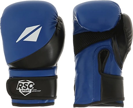 Перчатки боксерские RSC PU FLEX 6 унц цв.сине-черный
