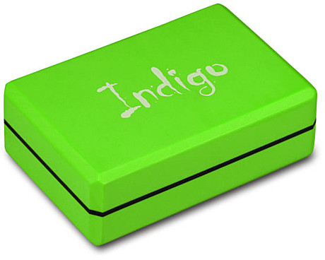 Блок для йоги INDIGO Салатовый 22,8 х15,2 х7,6 см
