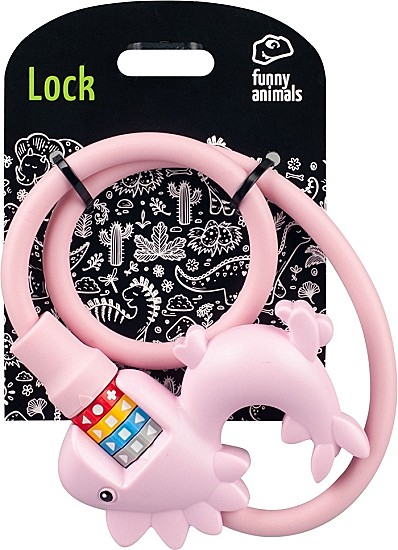 Замок Funny Animals HC230 10mm x600mm  Розовый