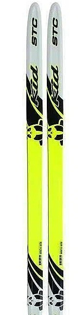 Лыжи 140 см пластиковые Бренды ЦСТ (Step) (yellow)