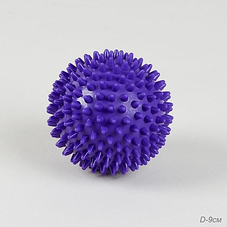 Мяч массажный Woohooo Spiny игольчатый (9см фиолетовый)