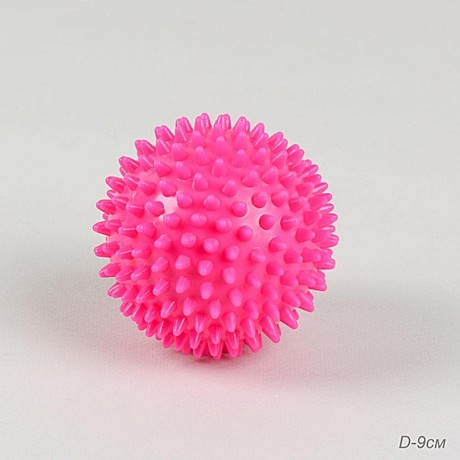Мяч массажный Woohooo Spiny игольчатый (9см розовый)