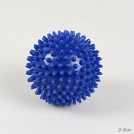 Мяч массажный Woohooo Spiny игольчатый (9см синий)
