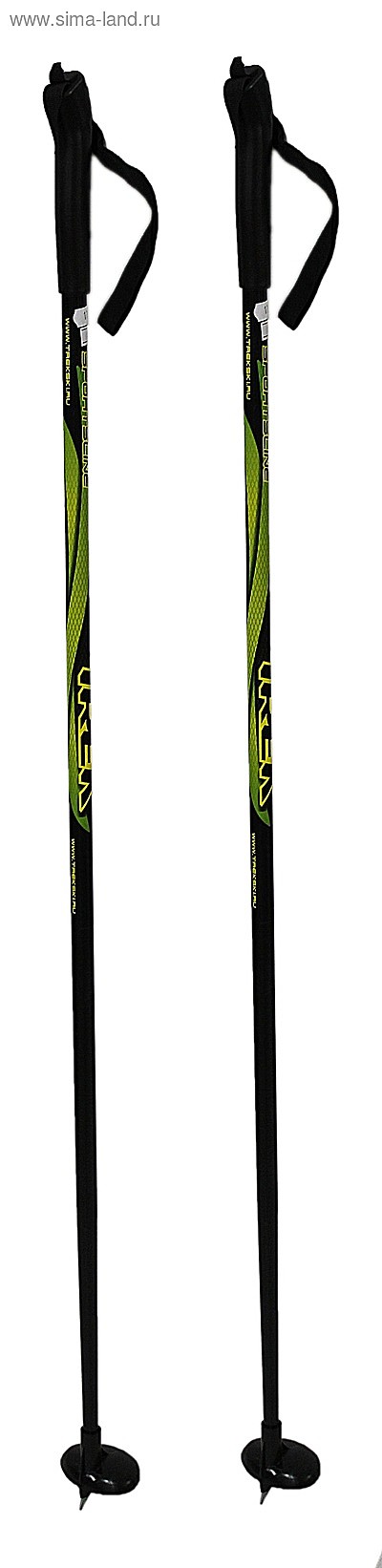 Палки 110 см лыжные стеклопластиковые TREK Universal, ЦСТ (blue)