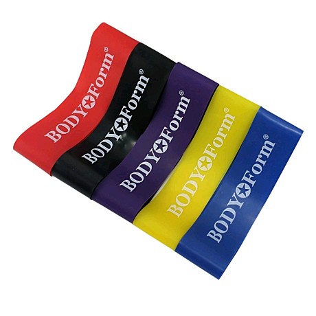 Набор из 5 фитнес резинок BF-RL-SET 4 (600*50*1,1) 