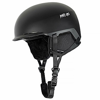 Шлем зимний White Owl MS-91 L (58-61 см) Черный