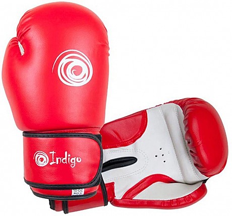 Перчатки боксерские INDIGO PVC 6 унц PS-799
