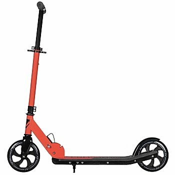 Самокат городской Novatrack Polis Plastic (160мм, Красный)