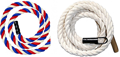 Канат для лазания х/б 1,8м D29 мм белый