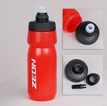 Бутылка для воды велосипедная ZEON WB230 гоночная, клапан NEW кэмэлбак, пищевой hi-quality PP, 700ML