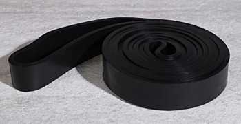 Эспандер-лента силовая Woohooo Fit Tape 4x21x2080 мм, 11-30 кг ТПЕ Черный