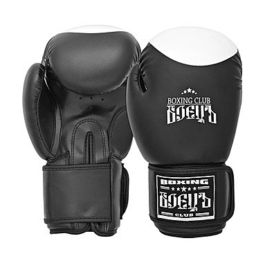 Перчатки боксерские BBG-01 DX Черные (10 унций)