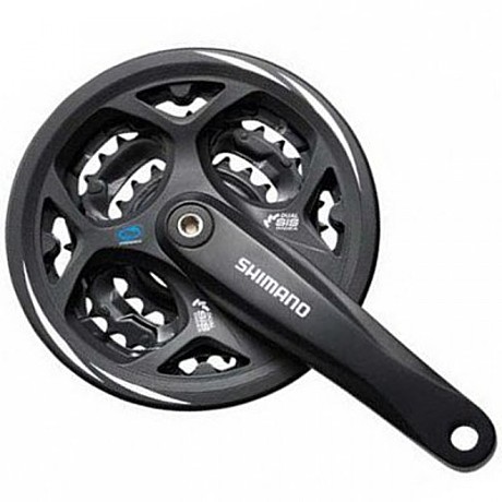 Шатуны 3 зв. 42/34/24Т/170мм SHIMANO FC-TY301, SQR квадрат, чёрн.