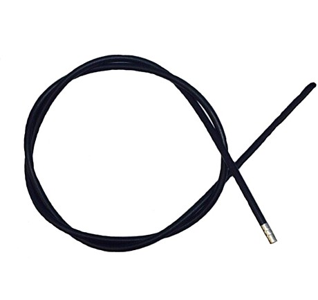 Оплётка троса с наконечниками L=1250мм серая