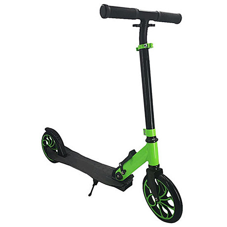 Самокат городской S00469 (черный-зеленый)