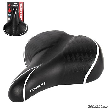 Седло COMIRON MARRAKESH N672E 260x220 комфортное Блэк (без замка)