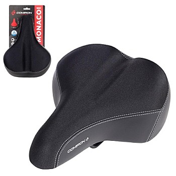 Седло COMIRON MONACO NIGHT N667-1 270x200 комфортное Soft surface Чёрный