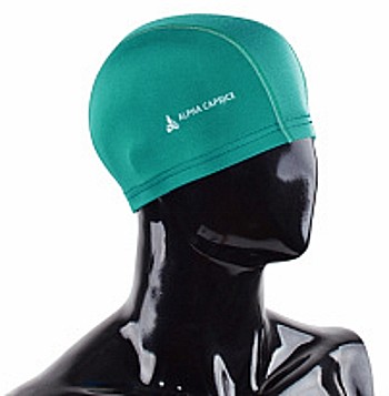 Шапочка для плавания CAP одноцветная (0090, зеленая)