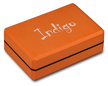 Блок для йоги INDIGO Оранжевый 22,8 х15,2 х7,6 см 