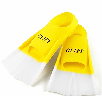 Ласты для бассейна CLIFF BF11 размер 36-38 Желто-белые