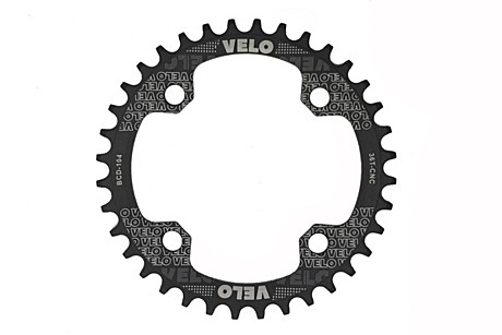 Звезда передняя 36Т Narrow Wide PCD-104 алюминиевая, фирма VELO