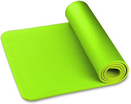 Коврик для йоги и фитнеса INDIGO NBR 173*61*10 мм  зеленый