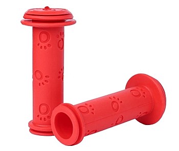 Ручки руля 110мм Материал TPE (красные)