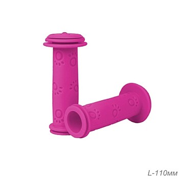 Ручки руля 110мм Материал TPE (розовые)