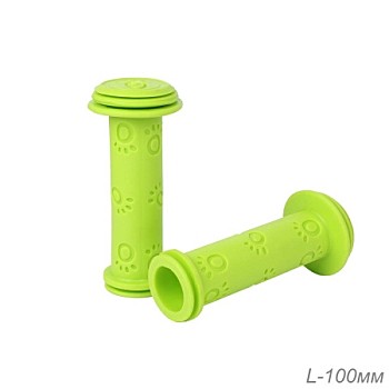 Ручки руля 110мм Материал TPE (зеленые)