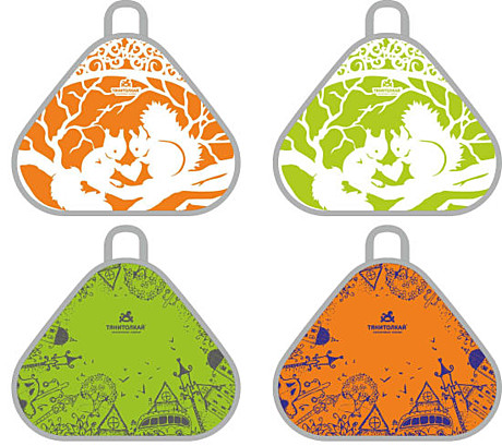 Ледянка мягкая треугольная ЛДМО-200 /цвет в ассортименте/