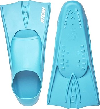 Ласты для бассейна Atemi classic fins TKF1GN силиконовые (39-40, бирюзовые)