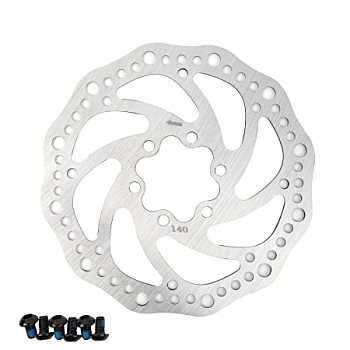 Диск (ротор) тормозной 140мм COMIRON BL-002 (6 болтов)