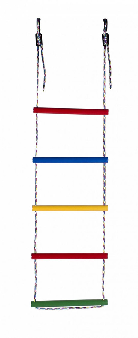 Лестница веревочная 9 перекладин цв.радуга D=25