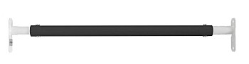 Турник-перекладина раздвижная FLEXTER PROFI 850-1100мм черный/белый