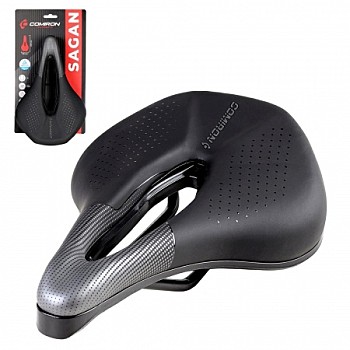 Седло MTB COMIRON SAGAN M046A 245X155 Чёрный/серый