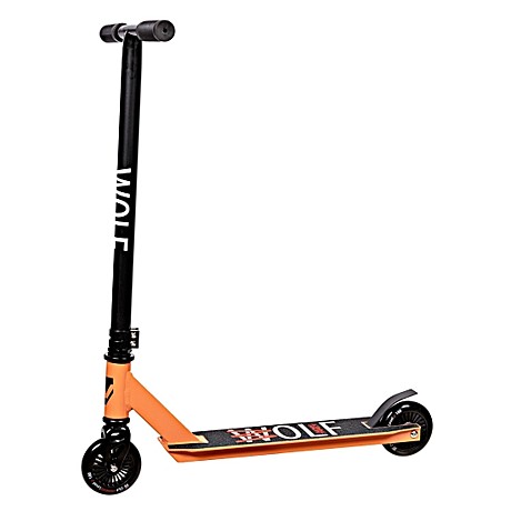 Самокат NOVATRACK WOLF JR (100мм, Оранжевый)
