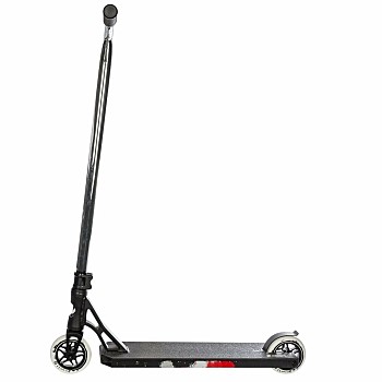 Самокат трюковой NOVATRACK PSYCHO 90 (110мм, IHC, Черный с серебристым)