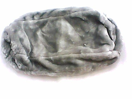 Чехол на сиденье снегоката меховой (серый)