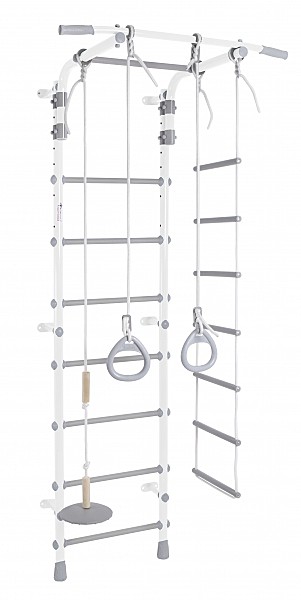 ДСК Pastel 2: регулируемый турник, веревочная лестница, тарзанка, кольца